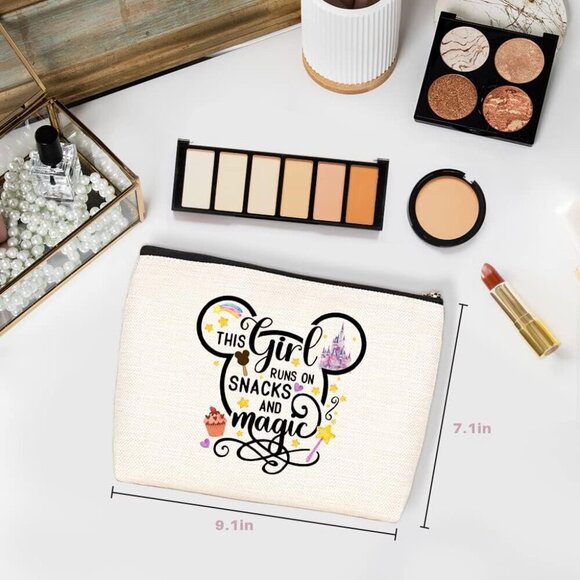 Cartoon Mouse Cute Mouse Themed Gifts Cosmetic Bag for Women Teen Girls Birthday - Picture 3 of 6